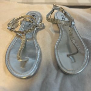 Silver Sandals